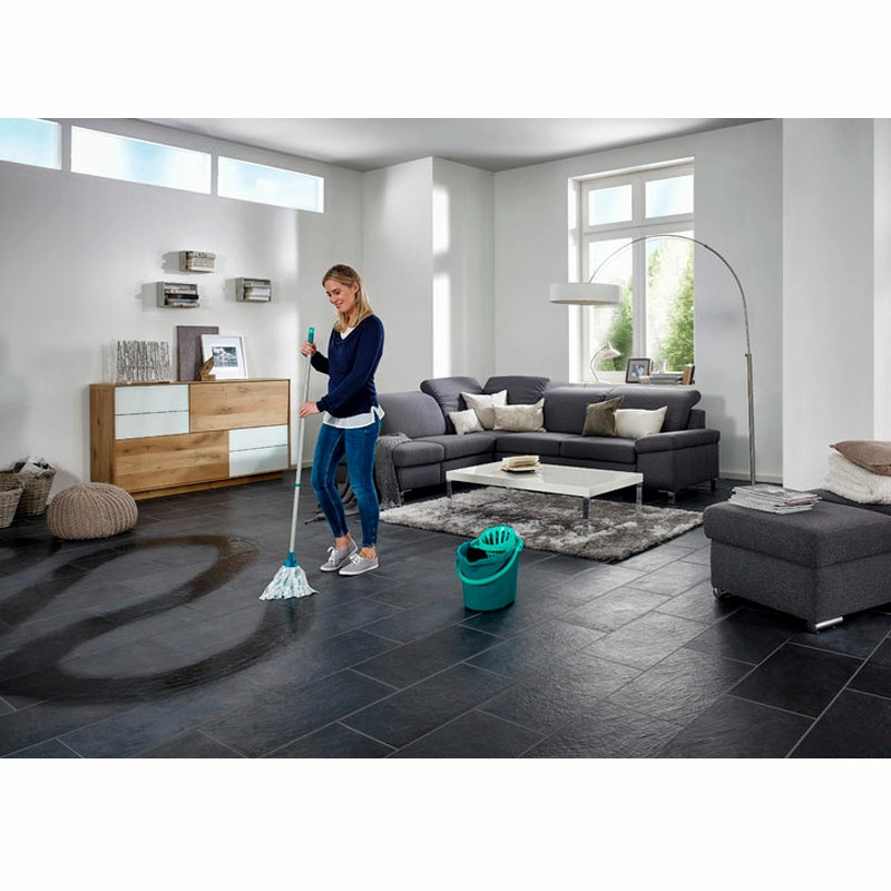 2 Набор для влажной уборки Leifheit Classic швабра-моп и ведро с отжимом фото 3