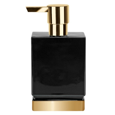 Полноразмерное изображение Дозатор для жидкого мыла Spirella Roma, черный