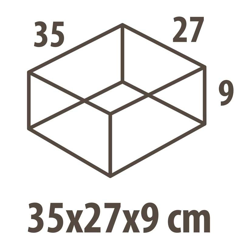 Органайзер для хранения Hausmann Paisley 35x27x9см, бежевый фото 3