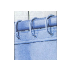 Кольца для штор Spirella C-minor, 12шт, цвет прозрачный фото 3